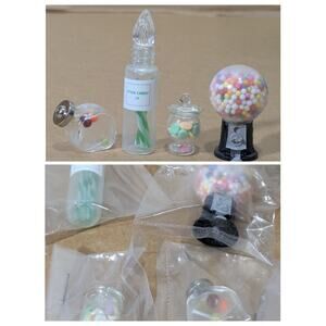 Franklin Mint american country store miniature candy lollipop gumball vtg 1984